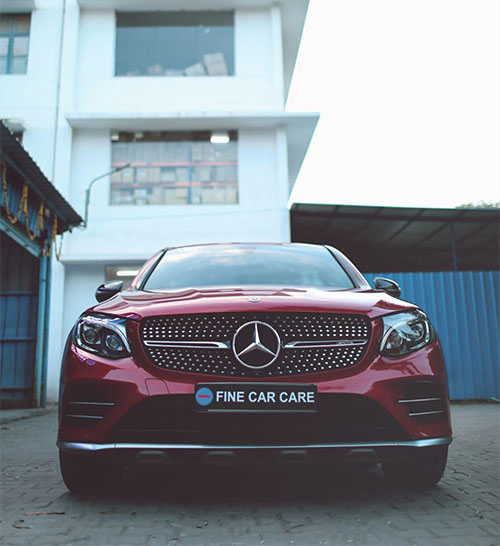 Professional car detailing facility